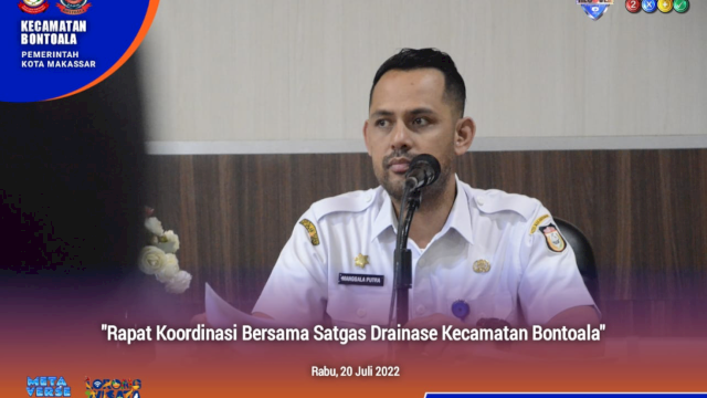 Sesuai Arahan Camat Bontoala, Rapat Koordinasi Bersama Satgas Drainase Digelar