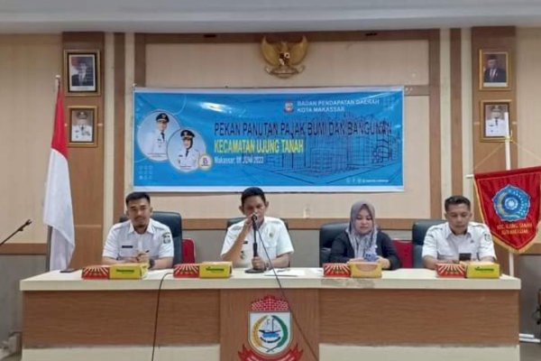 Sosialisasi Pekan Panutan PBB, Camat Ujung Tanah Optimis Realisasi 100%