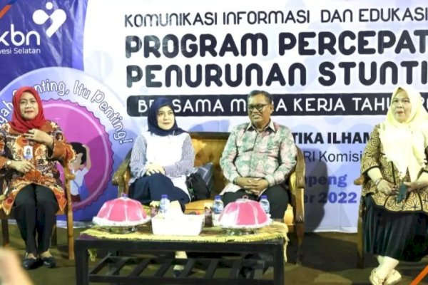 BKKBN Sulsel Laksanakan KIE, Andi Rita: Mengatasi Stunting Harus Dimulai Pada Fase Remaja