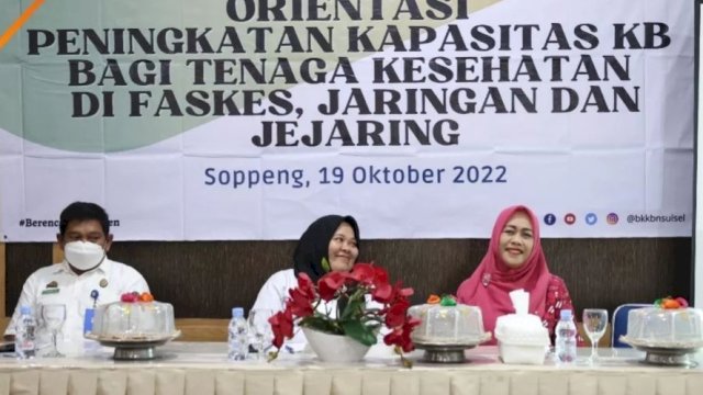 Kegiatan Orientasi Peningkatan Kapasitas Pelayanan KB BKBN Sulsel di Kabupaten Soppeng.