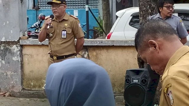 Upacara Pengibaran Bendera di Lingkup Pemerintah Kecamatan Mariso