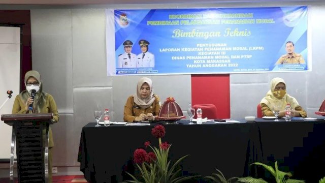 Bimbingan Teknis Penyusunan LKPM dari DPMPTSP Makassar