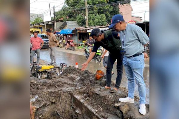 Dirut Beni Iskandar Sesalkan Pipa PDAM Bocor akibat Galian Sumur Bor Warga: ini Harus Ditindak Tegas