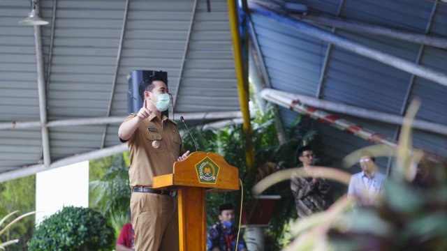 Bupati pangkep Yusran.