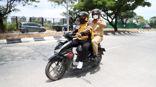 Danny Pomanto Gunakan Maxim Hadiri Kegiatan TPID.