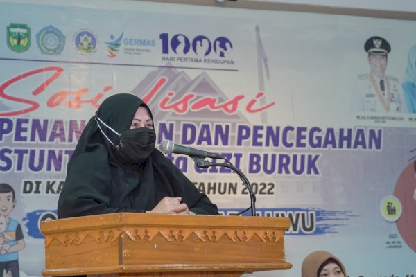 TP PKK Luwu Gelar Sosialisasi Penanganan serta Pencegahan Stunting dan Gizi Buruk