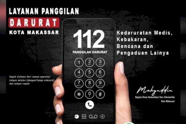 Waspada Cuaca Buruk, Dinas Kominfo Makassar Ajak Masyarakat Manfaatkan Layanan Call Center 112