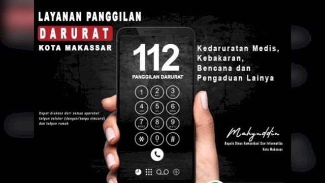 Waspada Cuaca Buruk, Dinas Kominfo Makassar Ajak Masyarakat Manfaatkan Layanan Call Center 112