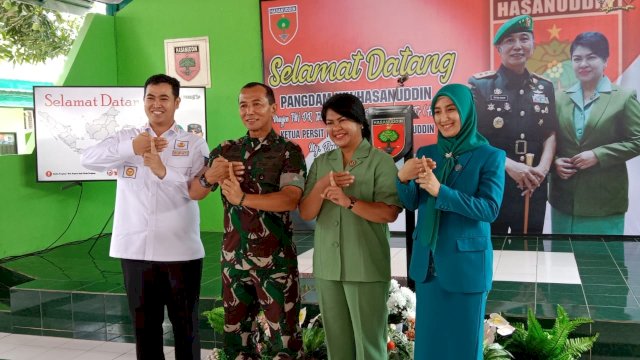 Pangdam Hasanuddin Kunker di Makodim 1421 Pangkep, Bupati Yusran Jelaskan Capaian Vaksinasi