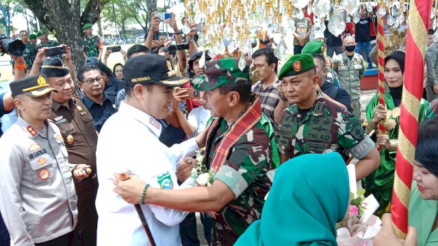 Road Show, Bupati Yusran Bersama Forkopimda Pangkep dampingi Pangdam Hasanuddin 