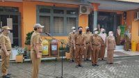 Pimpin Apel Pagi, Camat Manggala tekankan kedisiplinan dan terus genjot Vaksinasi 100 Persen Kota Makassar