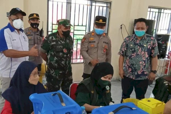 Tripika Kecamatan Manggala pantau Kebut Vaksinasi 100 persen