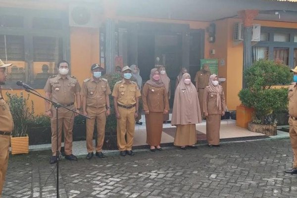 Usai Libur Idul Fitri, Aparat Kecamatan Manggala Gelar Apel dan Halal Bihalal