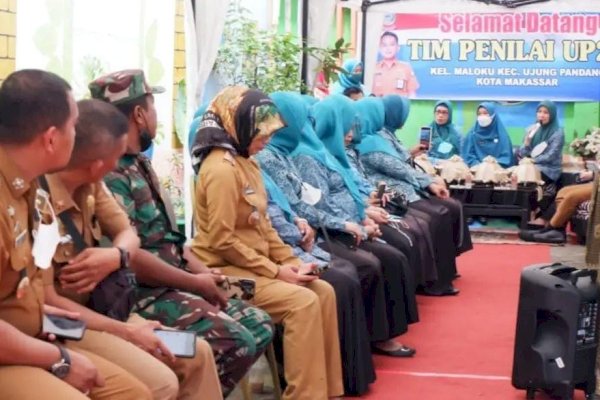 Camat Ujung Pandang Syahrial Terima Kunjungan Penilaian UP2K Kelurahan Maloku