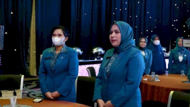 Ketua TP PKK Kecamatan Ujung Pandang Andi Khadija Fira Artilia J. Rifai