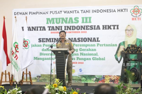 Mentan SYL Ajak Wanita Tani Indonesia Jadi Pioner Pertanian