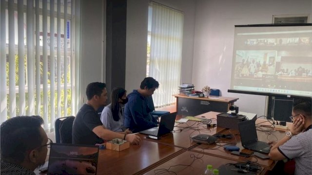 Kadisdag Makassar, Arli Ariesta mengikuti Rakor Pengendalian Inflasi Tingkat Provinsi Sulsel secara virtual