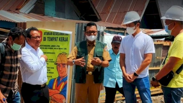 Kadisdag Makassar, Arlin Ariesta Bersama Dirut PD Pasar Kota Makassar.