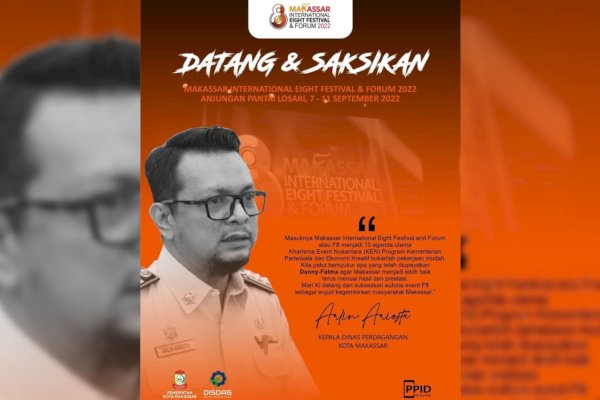 Kadisdag Arlin Ariesta Ajak Masyarakat Makassar Datang-Sukseskan Event F8