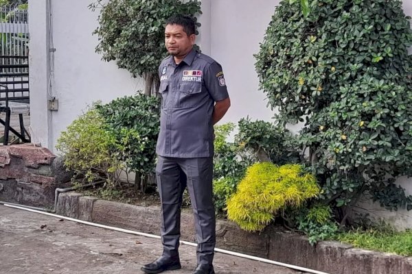 Direktur Umum Perumda Parkir Rizal Pimpin Apel Pagi, Tekankan Soal Kedisiplinan ke Stafnya