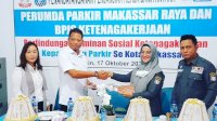 Disaksikan Wali Kota Makassar, Perumda ParkirBersama BP Jamsostek Tanda Tangi Kesepakatan Kerjasama