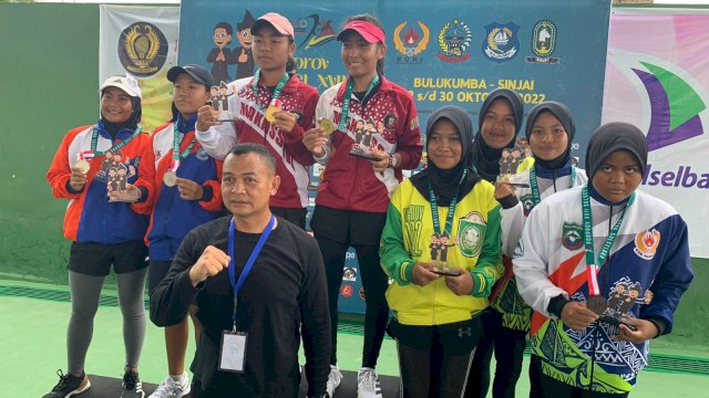 Atlet Muda Tenis Pangkep Sumbang 3 Medali