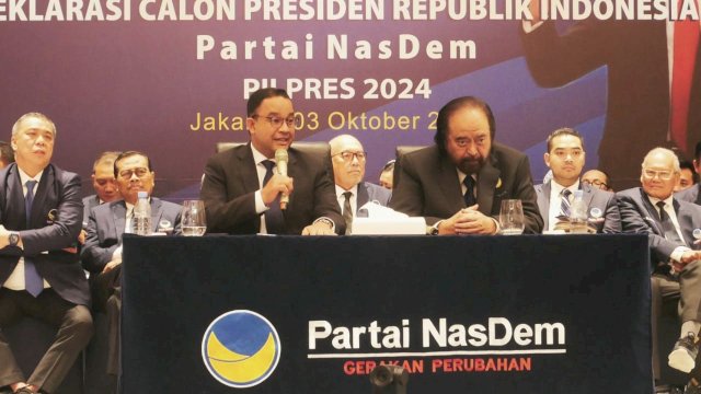 NasDem Bebaskan Anies Tentukan Cawapres Terbaiknya.(F-IST)