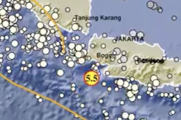 Gempa M 5,5 Guncang Banten, Tak Berpotensi Tsunami