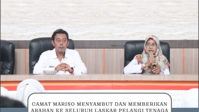 Camat Mariso Sambut 88 Laskar Pelangi Tenaga Administrasi