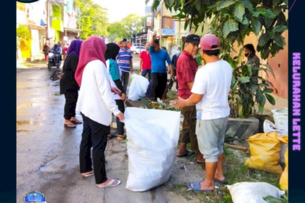 Sabtu Bersih di Kelurahan Lette Mariso