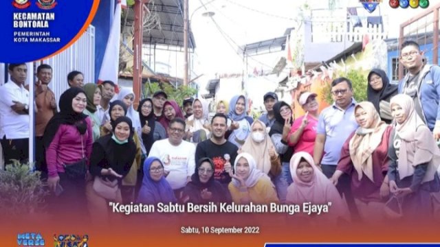 Camat Bontoala bersama Jajaran Laksanakan Kegiatan Sabtu Bersih