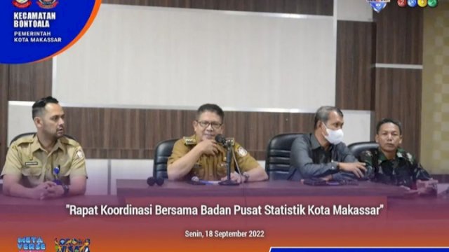 Bersama BPS, Camat Bontoala Gelar Rapat Koordinasi