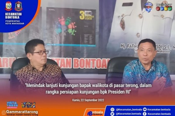 Persiapan Kunjugan Presiden RI, Camat Bontoala Gelar Rapat Koordinasi