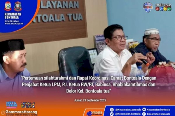 Silaturahmi Camat Bontoala dengan Mitra Kerja