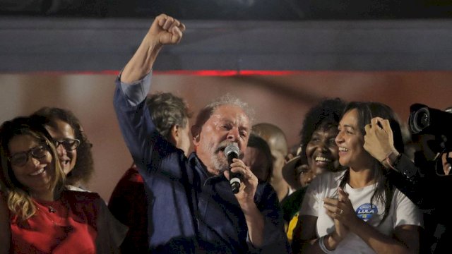 Lula da silva Menangi Pilpres Brasil.(F-INT)