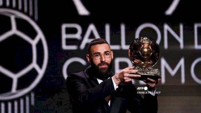 Karim Benzema Raih Trofi Ballon dOr 2022.(F-INT)
