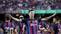 Gol Lewandowski Bawa Barcelona ke Puncak Klasemen