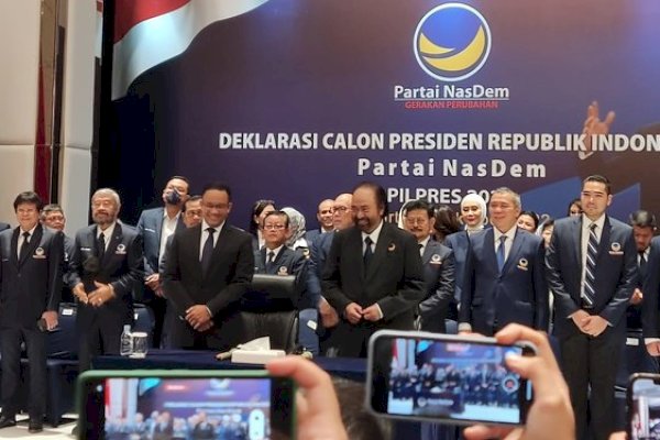 NasDem Resmi Usung Anies Baswedan sebagai Capres di Pilpres 2024
