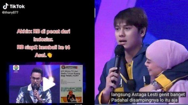 Indosiar Pecat Rizky Billar.(F-INT)