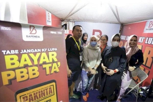 Event F8, Ketua TP PKK Kunjungi Booth Bapenda Makassar