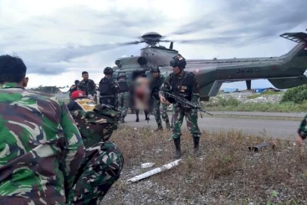 Anggota Brimob Gugur dalam Baku Tembak di Yahukimo Papua