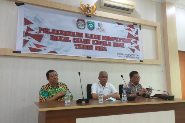 6 Bacalon Kades Sailus Pangkep Ikuti Uji Kompetensi