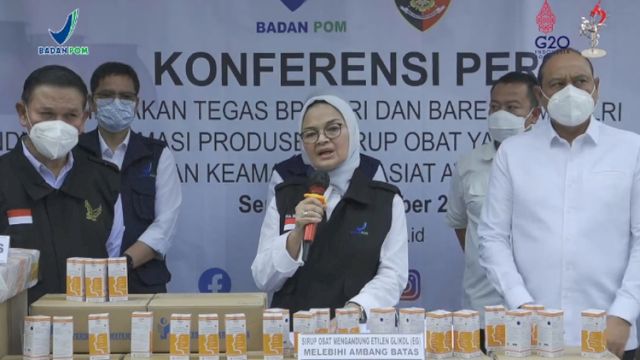 BPOM Perintah Produsen Obat Musnahkan Bahan Baku Tercemar EG