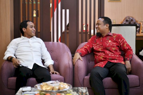 Bahas Penertiban Aset, Gubernur Andi Sudirman Bincang Bersama Wamen ATR