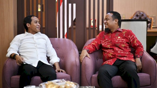 Bahas Penertiban Aset, Gubernur Andi Sudirman Bincang Bersama Wamen ATR