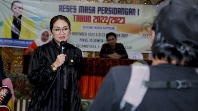 Legislator Golkar Debbie Rusdin Akhiri Reses di Rappocini, Warga Minta Pengadaan Lampu Jalan, Perbaikan Posyandu dan Pengerukan Drainase