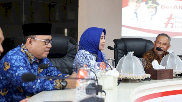 Wawali Makassar Fatmawati Rusdi Terima Kunjungan Kerja DPRD Kota Salatiga