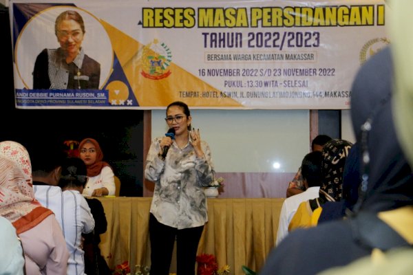 Beragam Aspirasi Masyarakat Saat Legislator Golkar Debbie Rusdin Reses di Kecamatan Makassar
