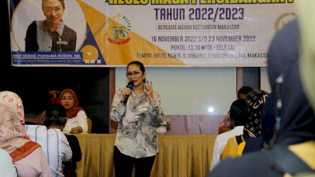 Beragam Aspirasi Masyarakat Saat Legislator Golkar Debbie Rusdin Reses di Kecamatan Makassar