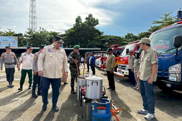 Pemkab Maros Gelar Apel Siaga Bencana, Pastikan Alat Kebencanaan Berfungsi Baik